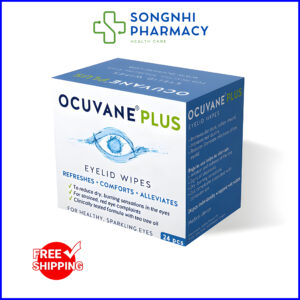 Miếng Gạc Vệ Sinh Mắt OCUVANE® PLUS, Vệ Sinh Bờ Mi OCUVANE® PLUS, Viêm Bờ Mi OCUVANE® PLUS [Chính hãng từ Hungary]