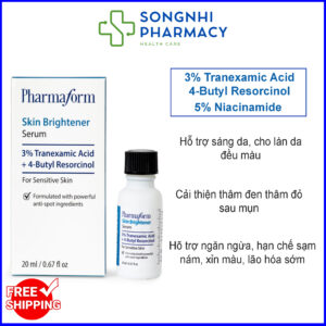 Pharmaform Skin Brightener Serum Hỗ Trợ Sáng Da, Mờ Thâm Giảm Nám