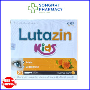 LUTAZIN KIDS Siro Bổ Mắt Trẻ Em Hộp 20 Ống 10ml