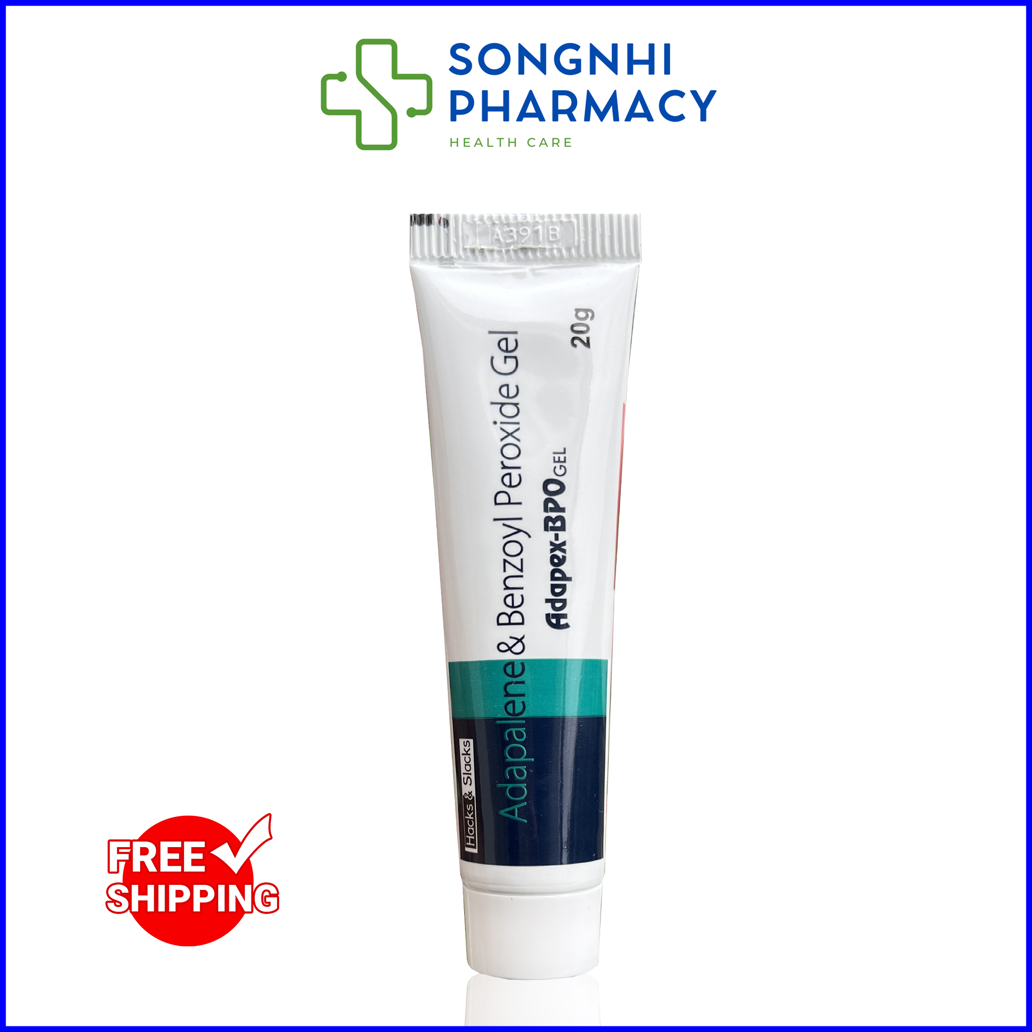 Adapbex-BPO Gel Hỗ Trợ Mụn Trứng Cá,Mụn Viem