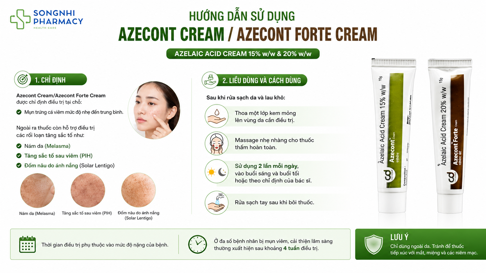 Cách dùng Azecont