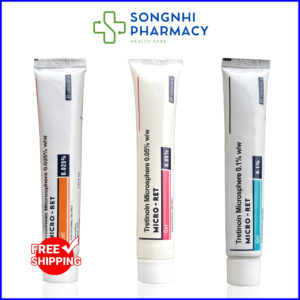 Tretinoin Microsphere MICRO-RET 0.025% 0.05% 0.1% Gel - Gel Trị Mụn, Chống Lão Hóa Hiệu Quả