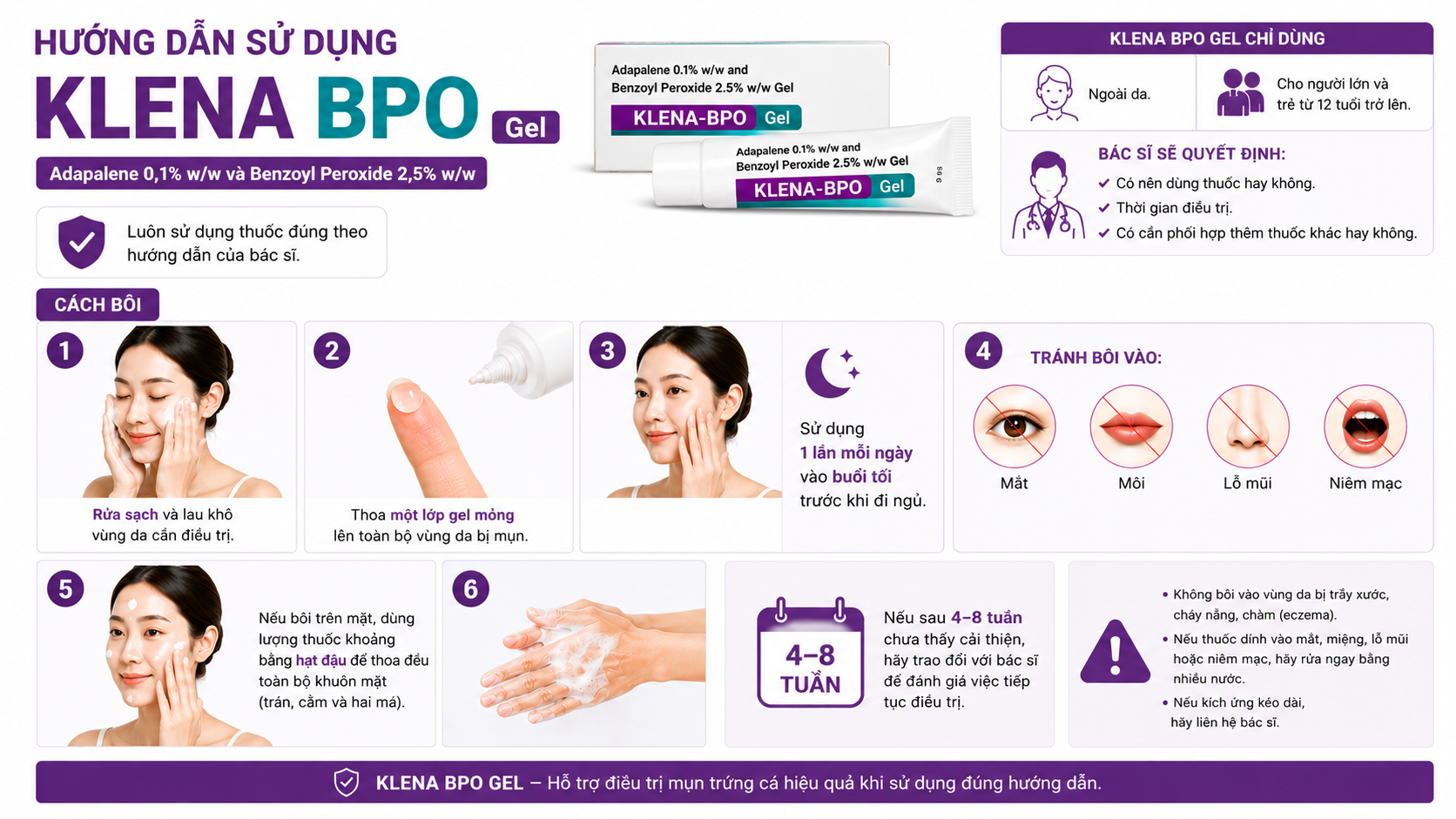 Cách dùng Klena BPO