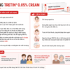 Cách dùng tretin Cream thổ