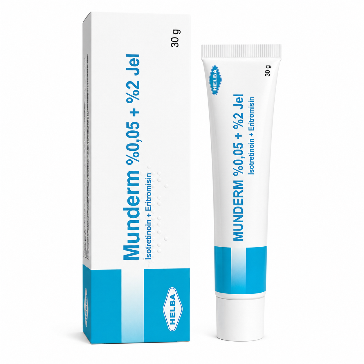 MUNDERM® Gel 30g Isotretinoin 0.05% & Eritromicin 2% giảm mụn - Ảnh 3