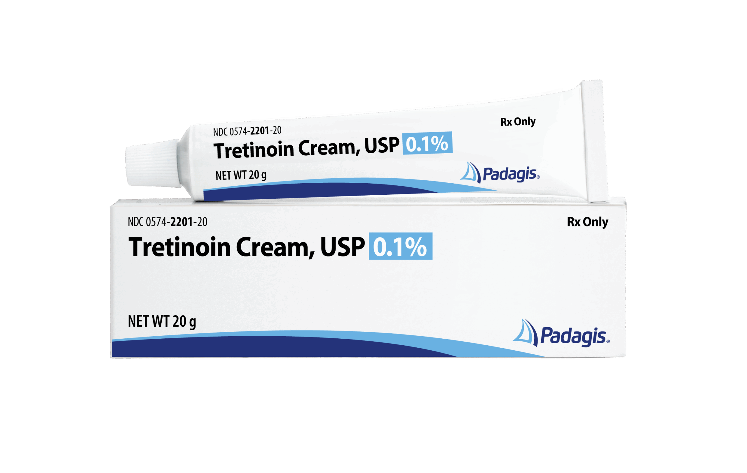 Tretinoin Cream Padagis 0.025%, 0.05%, 0.1% 20g Hỗ Trợ Giảm Mụn Và Lão Hóa Da - Ảnh 2