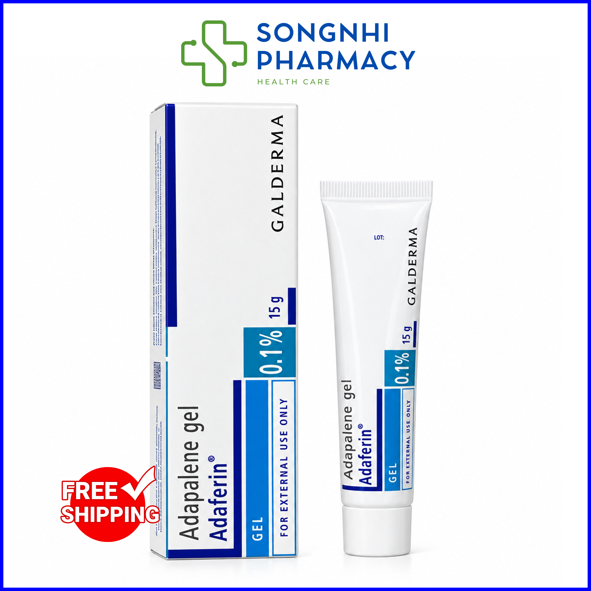 Adaferin Gel 0.1% 15g