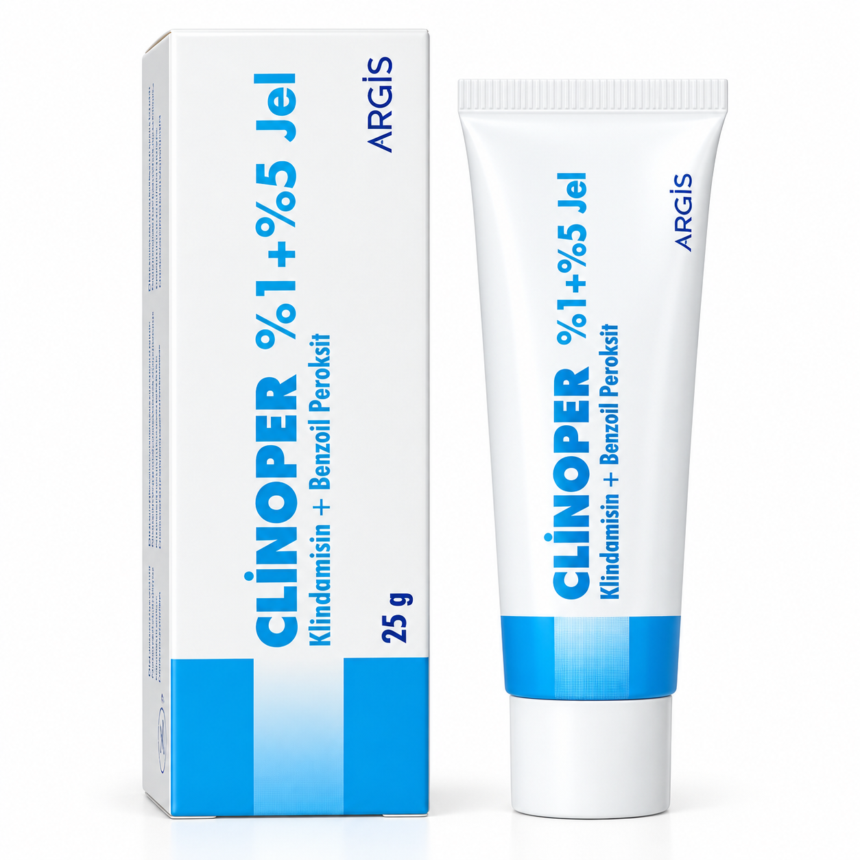Clinoper Jel Clindamycin 1% + Benzoyl Peroxide 5% 25g Argis Thổ Nhĩ Kỳ - Ảnh 2